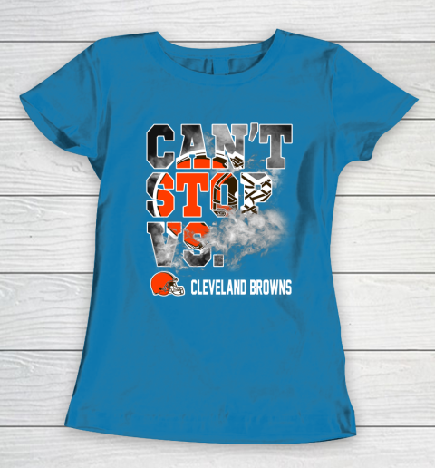 NFL Cleveland Browns Can't Stop Vs Women's T-Shirt 6