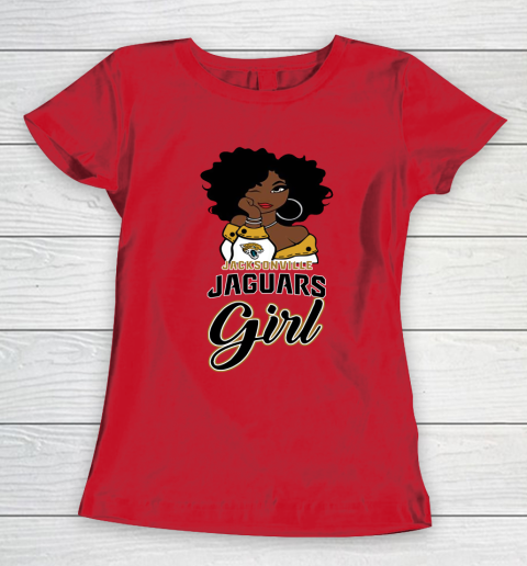 Jacksonville Jaguars Girl NFL Women's T-Shirt 10