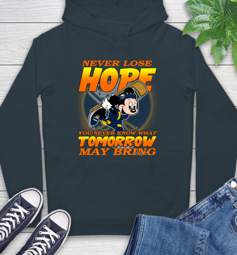Buffalo Sabres NHL Hockey ootball Mickey Disney Never Lose Hope Hoodie 7