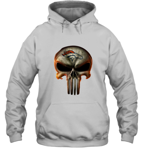 Denver Broncos The Punisher Mashup Football Hoodie