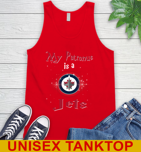 NHL Hockey Harry Potter My Patronus Is A Winnipeg Jets Tank Top 5