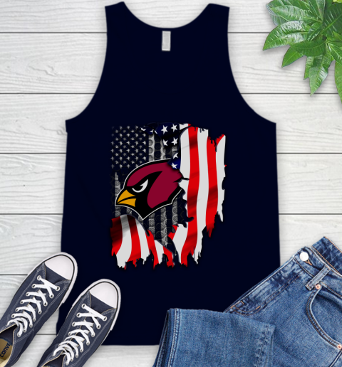 Arizona Cardinals NFL Football American Flag Tank Top 2