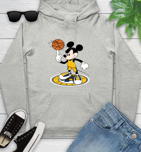 NBA Basketball Indiana Pacers Cheerful Mickey Disney Shirt Youth Hoodie 2