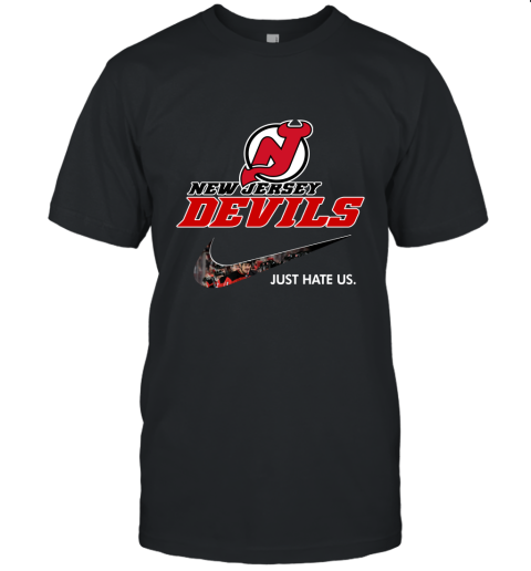 NHL Team New Jersey Devils x Nike Just Hate Us Hockey Unisex Jersey Tee
