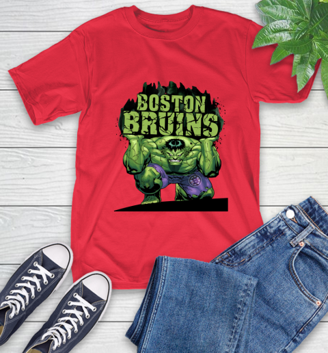 Boston Bruins NHL Hockey Incredible Hulk Marvel Avengers Sports T-Shirt 10