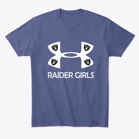 9otb raider girl under armour classic t shirt 2 front purple