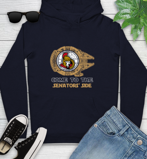 NHL Come To The Ottawa Senators Wars Hockey Sports Youth Hoodie 3
