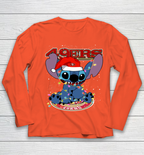 San Francisco 49ers NFL Football noel stitch Christmas Youth Long Sleeve 2