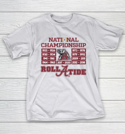 Alabama national championship t shirts outlet