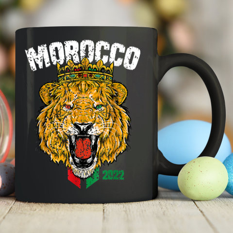 Morocco Lion Flag Sport Soccer Football Proud Ceramic Mug 11oz