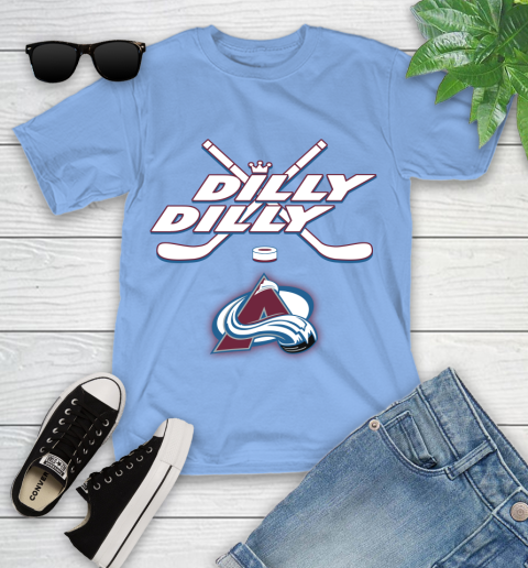 NHL Colorado Avalanche Dilly Dilly Hockey Sports Youth T-Shirt 11