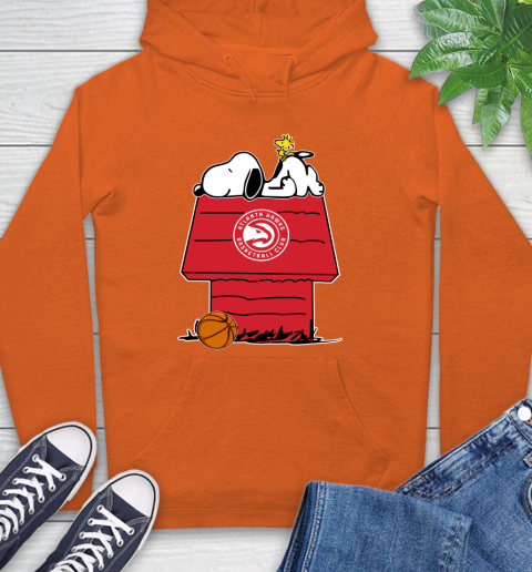Atlanta Hawks NBA Basketball Snoopy Woodstock The Peanuts Movie Hoodie 5