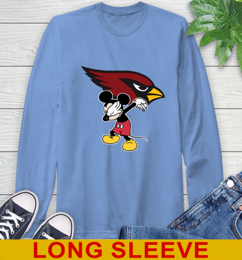 Arizona Cardinals NFL Football Dabbing Mickey Disney Sports Long Sleeve T-Shirt 11
