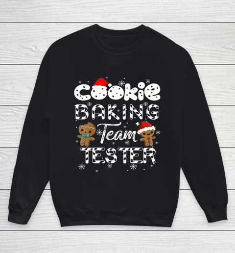 Cookie Baking Team Tester Gingerbread Christmas Youth Sweatshirt