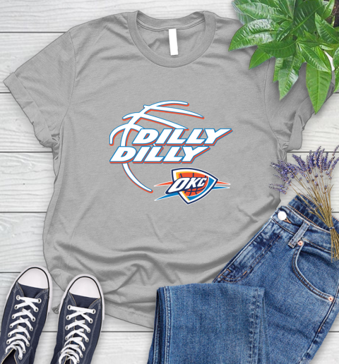 NBA Oklahoma City Thunder Dilly Dilly Basketball Sports Women's T-Shirt 5