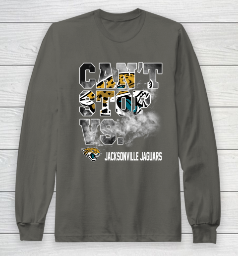 NFL Jacksonville Jaguars Can't Stop Vs Long Sleeve T-Shirt 5