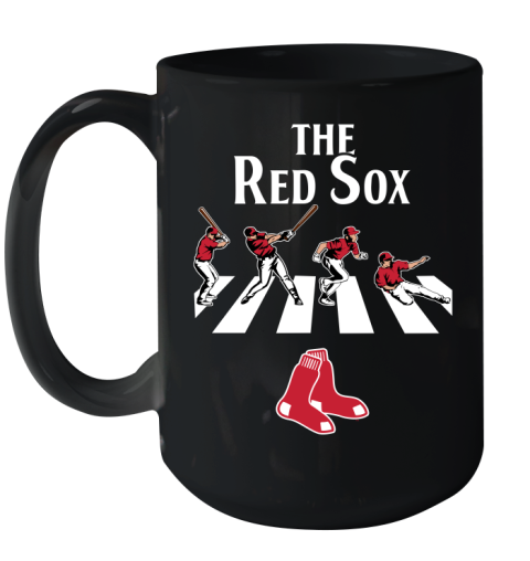 MLB Baseball Boston Red Sox The Beatles Rock Band Shirt Ceramic Mug 15oz