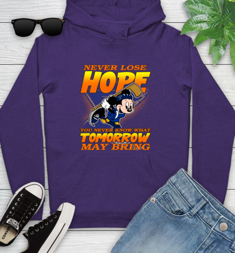 St.Louis Blues NHL Hockey ootball Mickey Disney Never Lose Hope Youth Hoodie 5