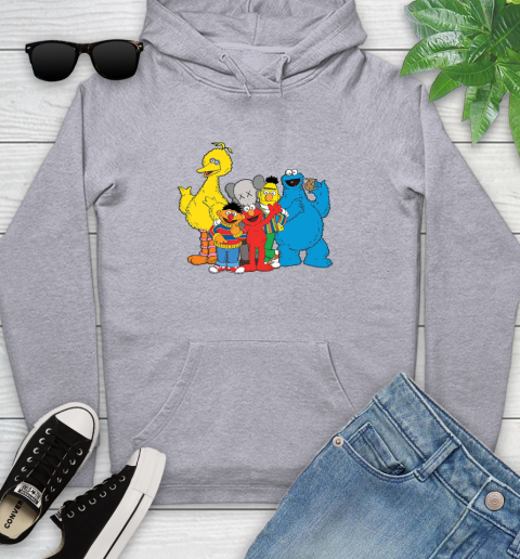 Kaws X Sesame Street UT Hoodie Tee For Sports