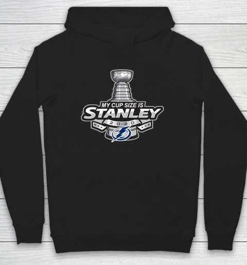 My Cup Size Is Stanley Cup 2020 NHL Tampa Bay Lightning Hoodie