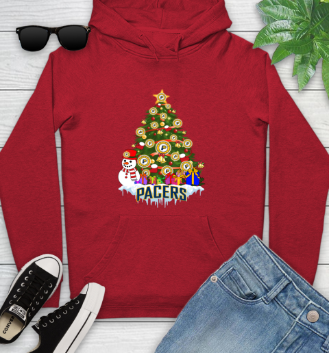 Indiana Pacers Merry Christmas NBA Basketball Sports Youth Hoodie 11