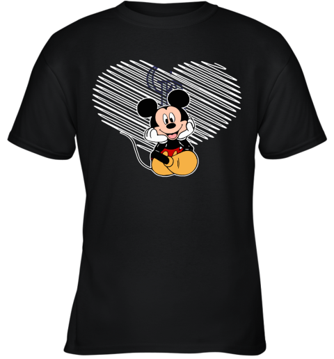 MLB Colorado Rockies The Heart Mickey Mouse Disney Baseball Youth T-Shirt