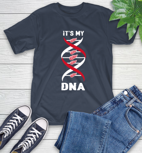 Detroit Red Wings NHL Hockey It's My DNA Sports T-Shirt 3