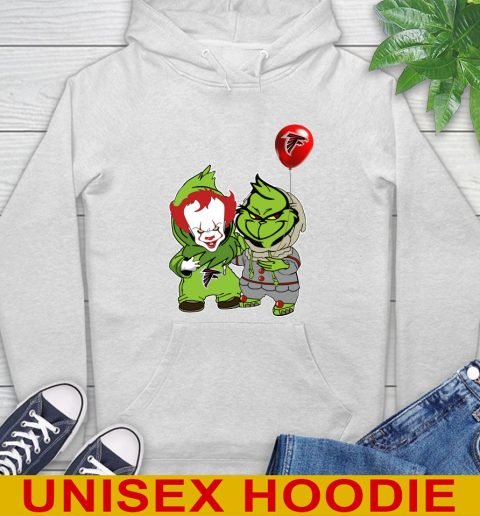 Atlanta Falcons Baby Pennywise Grinch Christmas NFL Football Hoodie
