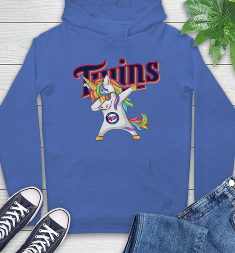 Minnesota Twins MLB Baseball Funny Unicorn Dabbing Sports Hoodie 9