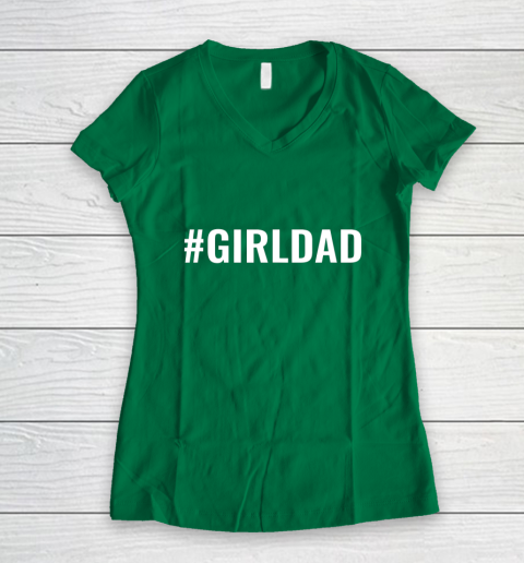 Girl Dad Women's V-Neck T-Shirt 3