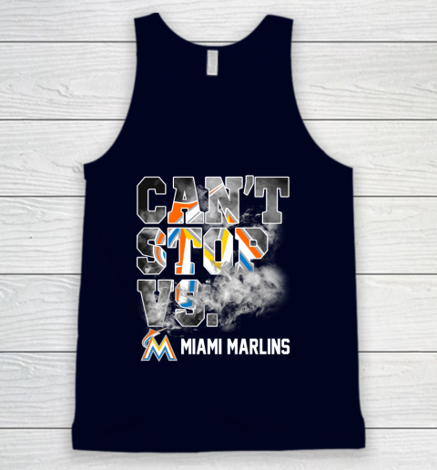 MLB Miami Marlins Baseball Can't Stop Vs Marlins Tank Top 2