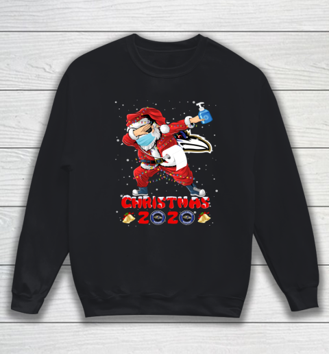 Baltimore Ravens Funny Santa Claus Dabbing Christmas 2020 NFL Sweatshirt