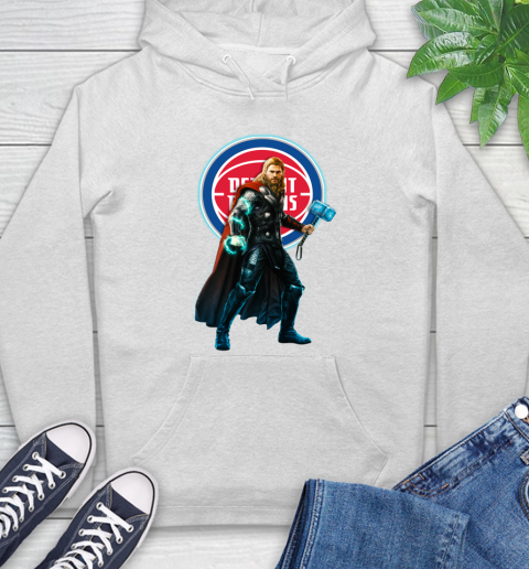 NBA Thor Avengers Endgame Basketball Detroit Pistons Hoodie