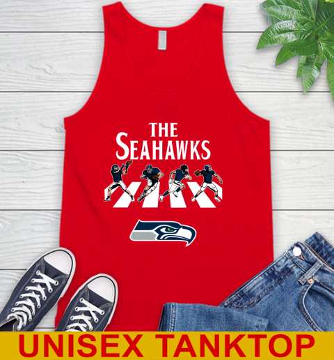 NFL Football Seattle Seahawks The Beatles Rock Band Shirt Tank Top 5