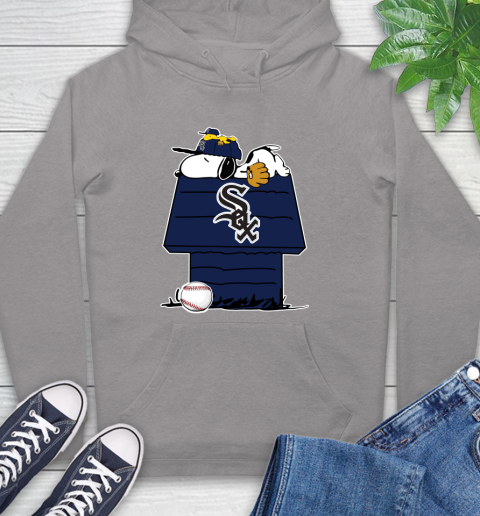 MLB Chicago White Sox Snoopy Woodstock The Peanuts Movie Baseball T Shirt Hoodie 6