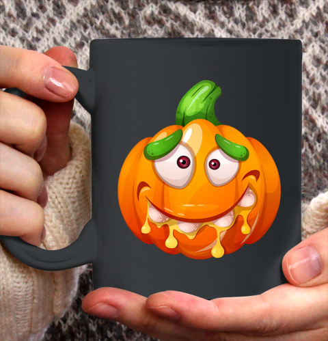 Crazy Funny Pumpkin Monster for Halloween Ceramic Mug 11oz