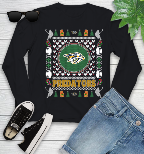Nashville Predators Merry Christmas NHL Hockey Loyal Fan Ugly Shirt 124