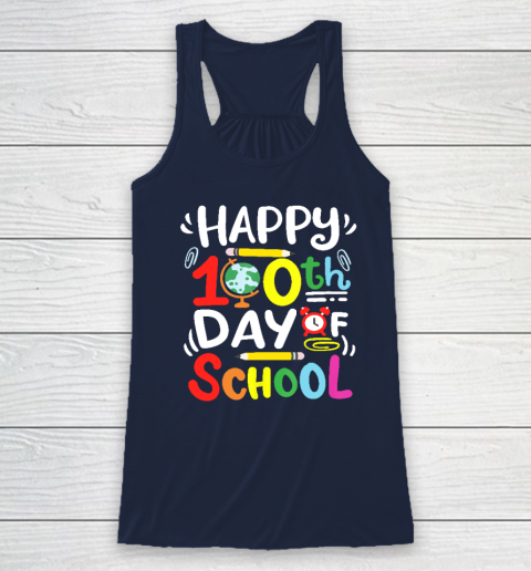 Happy 100th Day Of School 100 Days Of School Teacher Student Racerback Tank 5