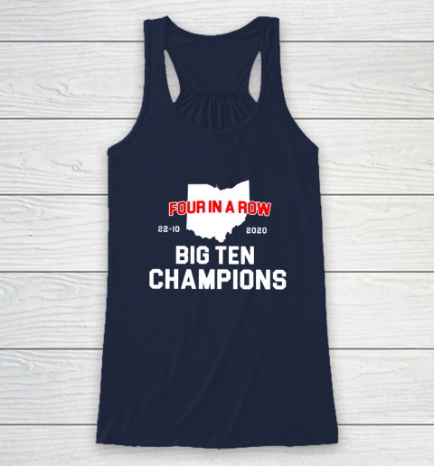 Big Ten Champions Four in a Row 2020 Racerback Tank 8