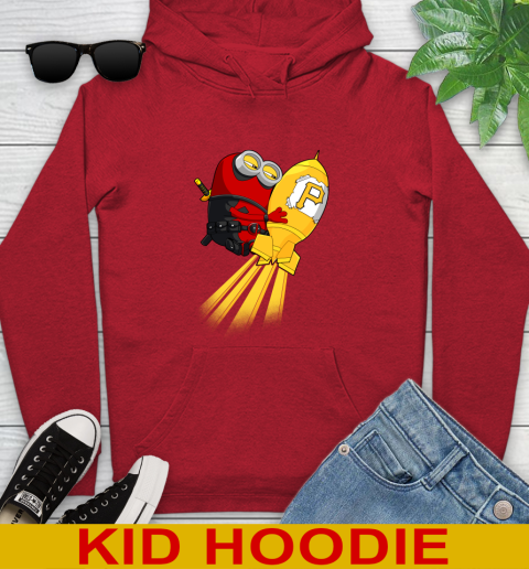 MLB Baseball Pittsburgh Pirates Deadpool Minion Marvel Shirt Youth Hoodie 11