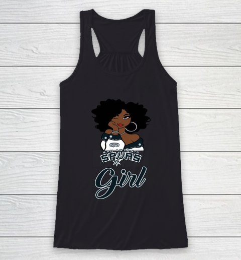 San Antonio Spurs Girl NBA Racerback Tank