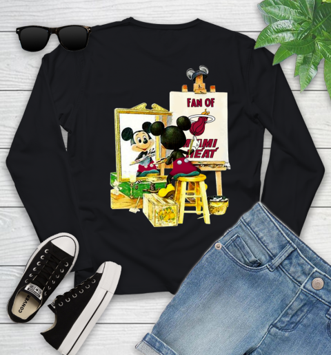 NBA Basketball Miami Heat Mickey Drawing Shirt 113
