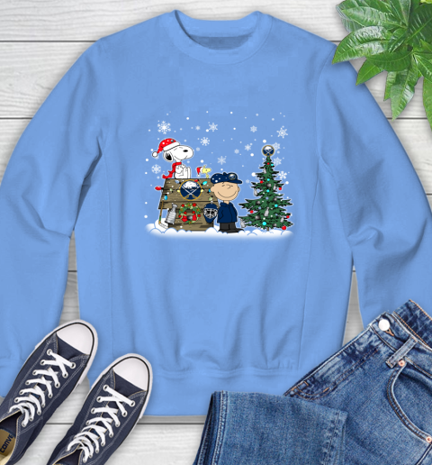 NHL Buffalo Sabres Snoopy Charlie Brown Woodstock Christmas Stanley Cup Hockey Sweatshirt 11