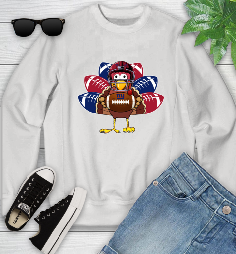 New York Giants Turkey Thanksgiving Day Youth Sweatshirt