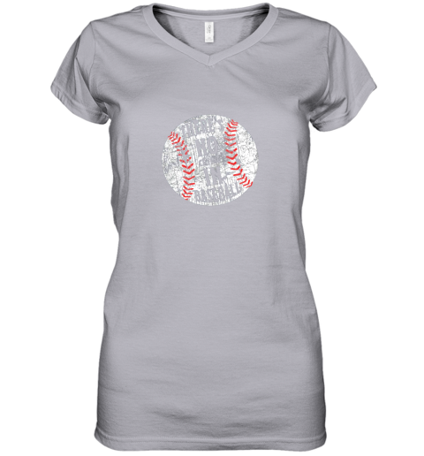 wtmw there39 s no crying in baseball i love sport softball gifts women v neck t shirt 39 front sport grey