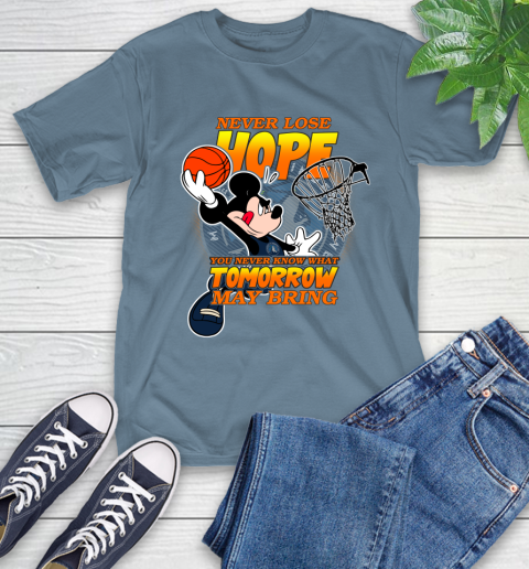 Minnesota Timberwolves NBA Basketball Mickey Disney Never Lose Hope T-Shirt 8