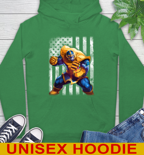 NFL Football Detroit Lions Thanos Marvel American Flag Shirt Hoodie 8