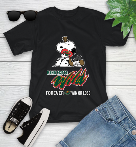 NHL The Peanuts Movie Snoopy Forever Win Or Lose Hockey Minnesota Wild 104