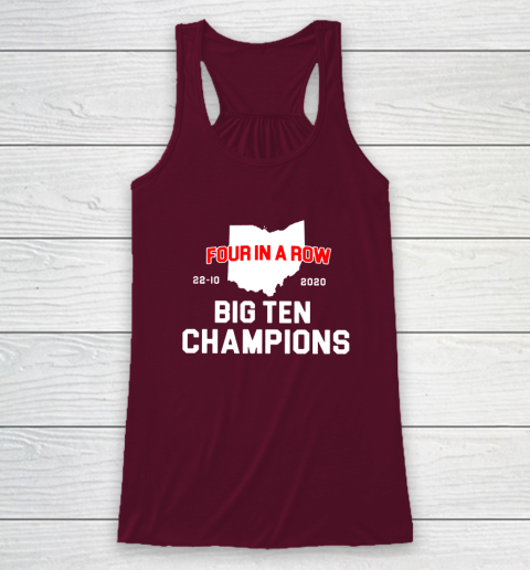Big Ten Champions Four in a Row 2020 Racerback Tank 2