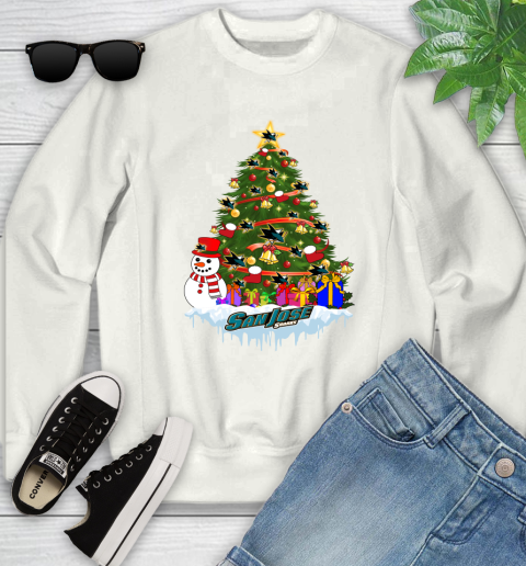 San Jose Sharks Merry Christmas NHL Hockey Sports Youth Sweatshirt